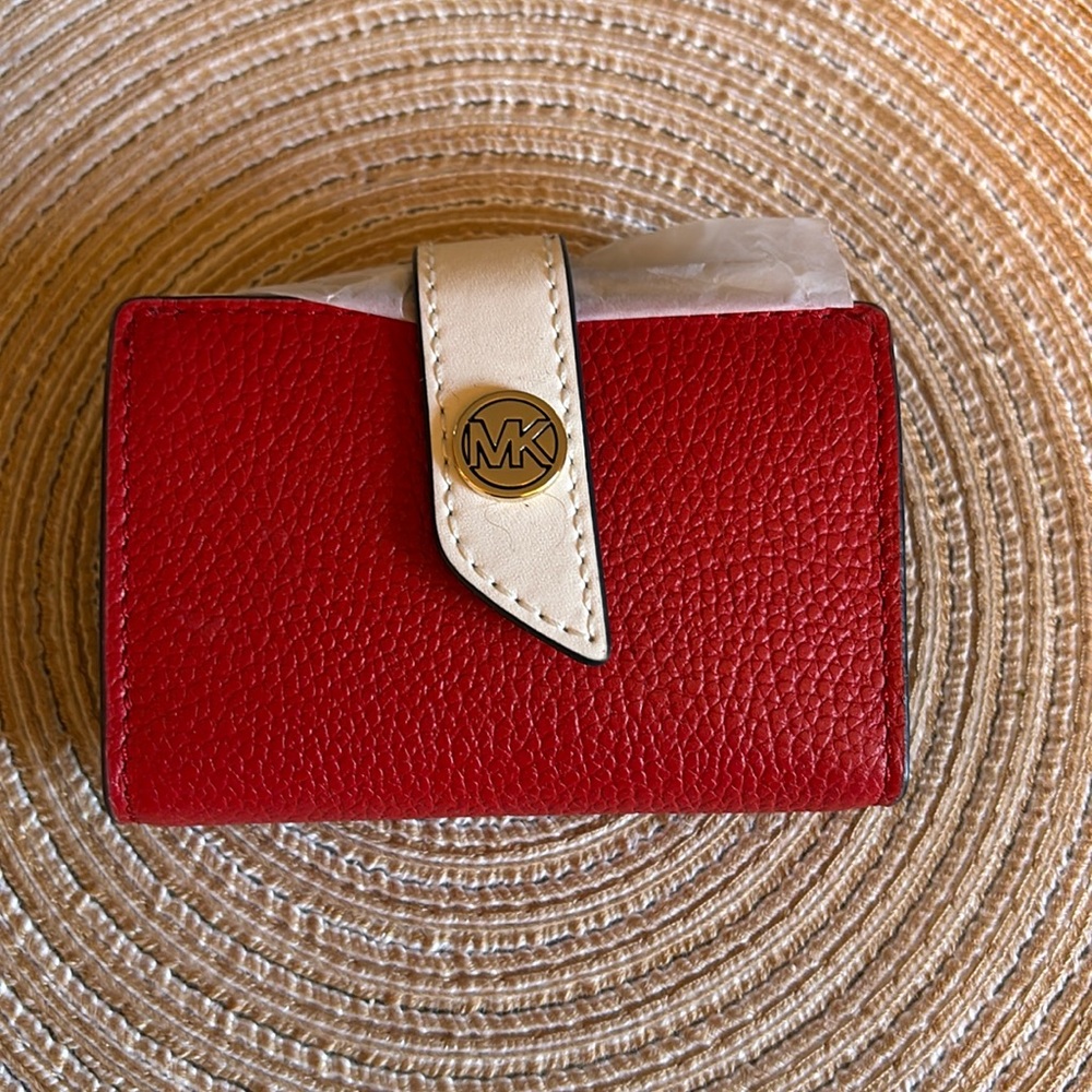 Brand new - Michael Kors red, white, blue wallet